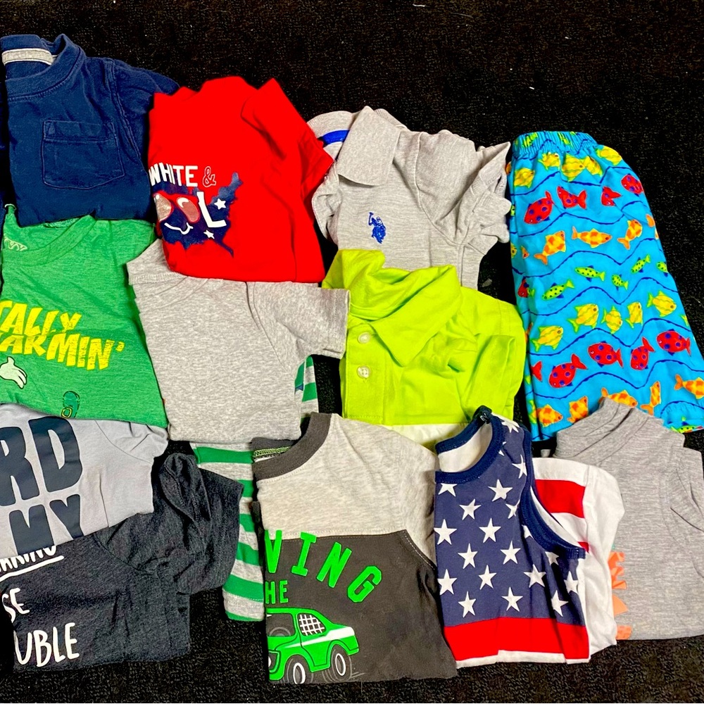 Boys 2T summer lot
